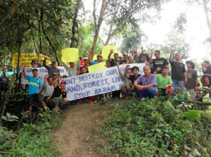 Dua iti tapak benung diatur di Long Lama enggau di ulu sungai Na’h