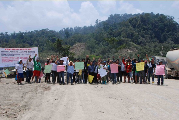 The reality - ragged protestors try to save their native lands in Sarawak