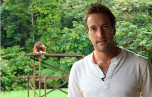 PR jungle stunt with Ben Fogle