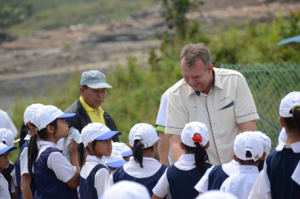 More pics of me with the lucky kids whose future I created - Torstein's endless PR turned out to be meaningless