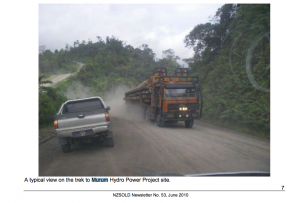 New Zealand engineer's photo-album on Murum observes logging as the 'typical sight'