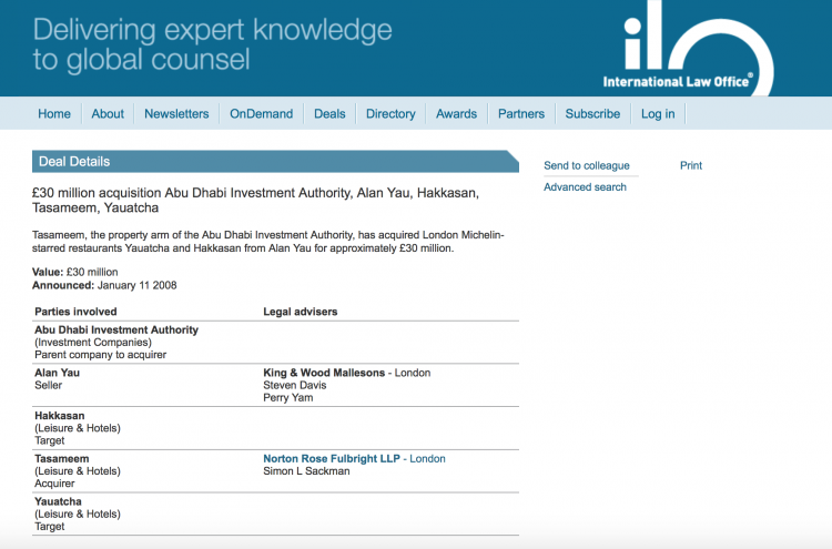 Tasameem is the property investment arm of ADIA 