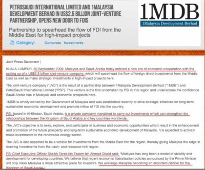 Versyen ti udah dibali ba laman web 1MDB datai ke ngagai maya iya dibuai apin lama tu udah