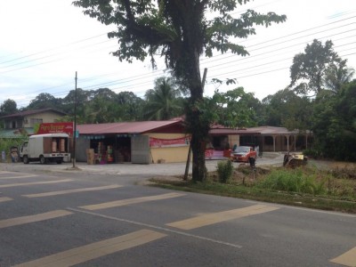Town centre - a local store is the only amenity in Batu 