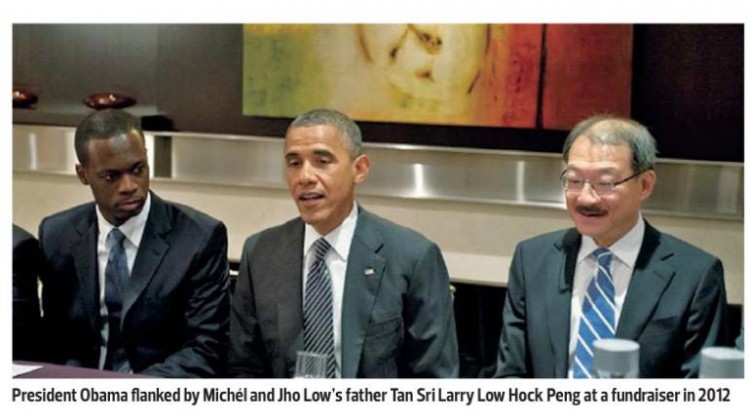 Low Hock Peng, Jho's Dad with Obama and Pras Michel